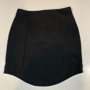 BCBGeneration quilted panel mini skirt